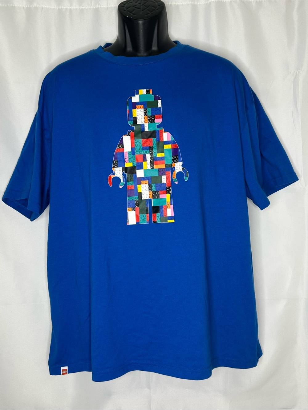 LEGO Target Blue Minifigure Graphic Tee Men’s XL Short Sleeve